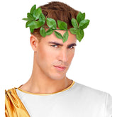 Couronne De Laurier vert / Couronne Feuilles de Lauriers Verts / La Maison Du déguisement