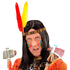Bandeau Indien à plumes / Serre tête Cheyenne à plumes / La Maison Du déguisement