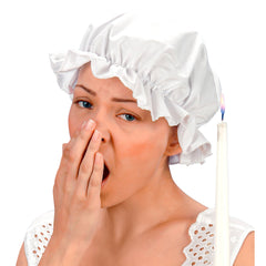 Bonnet Serveuse Médiévale Blanc / Coiffe Charlotte / Charlotte Coton Blanc / La Maison Du déguisement