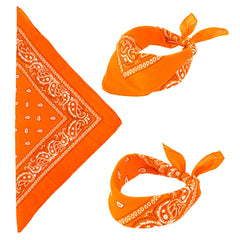 Bandana Orange / Bandana Fluo Orange / Bandana Orange Fluo / La Maison du Déguisement