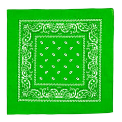Bandana Vert / Bandana Fluo Vert / Bandana Vert Fluo / La Maison du Déguisement