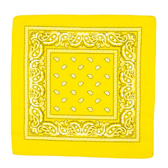 Bandana Jaune / Bandana Fluo Jaune / Bandana jaune Fluo / La Maison du Déguisement