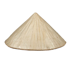 Chapeau chinois En paille / Chapeau Vietnamien en Paille / Chapeau Mandarin / La Maison du Déguisement