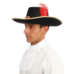 Chapeau Mousquetaire Noir / La Maison du Déguisement