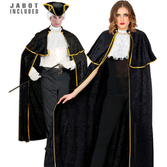 Cape Venise avec Jabot / Cape Carnaval Vénitien / La Maison Du Déguisement