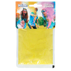 Poudre Holi Couleur Jaune / Sachet 70 g de Poudre / La Maison Du Déguisement
