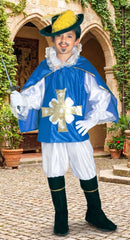 Déguisement Mousquetaire Bleu Enfant / Costume Mousquetaire Bleu Enfant / La Maison Du Déguisement