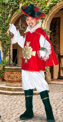 Déguisement Mousquetaire Rouge Enfant / Costume Mousquetaire Rouge Enfant / La Maison Du Déguisement