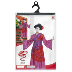 Déguisement Kimono Japonaise Enfant / Costume Geisha Fille Rouge / La Maison Du Déguisement