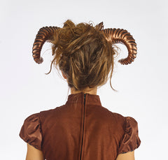 Serre tête Cornes Bronze Luxe / Cornes Steampunk Bronze Luxe / La Maison Du Déguisement