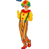 Location Déguisement Combinaison Clown Multicolore Adulte / Location Costume Circus Clown Multicolore / La Maison Du déguisement