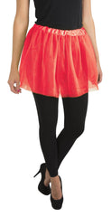 Tutu Rouge En Tulle / Tutu Résille Rouge / La Maison Du Déguisement