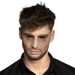 Lentilles Sclera Noir / Paire Lentilles Sclera Oeil noir Mort-vivant 6 mois / La Maison Du Déguisement