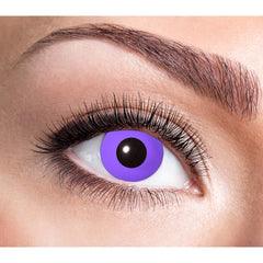 Lentilles Fantaisie journalière Violet / Paire lentilles de semaine Violet Gothique / La Maison Du Déguisement