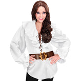 Déguisement Chemise Pirate Blanc / Costume Chemise Renaissance Blanc / Chemise Pirate Corsaire / La maison Du déguisement