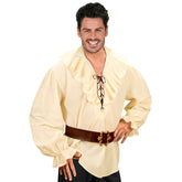 Déguisement Chemise Pirate Beige Homme / Costume Chemise Renaissance Beige Homme / Chemise Pirate Corsaire / La maison Du déguisement