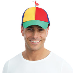 Casquette Hélice multicolore / Casquette Hélicoptère multicolore / La Maison du Déguisement
