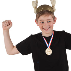 Médaille Winner Or Pack de 8 / 8 Médailles de Champion avec ruban / La Maison du Déguisement