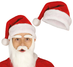 Bonnet Père Noël Velour Luxe / Bonnet Santa claus Luxe / Bonnet Père Noël / La Maison Du Déguisement
