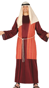 Déguisement De Joseph Berger Marron Adulte / Costume Berger Saint Joseph Marron Homme / La Maison Du Déguisement
