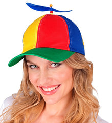 Casquette Hélice multicolore / Casquette Hélicoptère multicolore / La Maison Du Déguisement