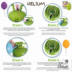 Bouteille Hélium pour gonflage de ballons (50 Ballons) / A Bouteille Helium pour gonfler 50 ballons / La Maison du Déguisement