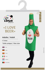 Déguisement bouteille Bière / Costume I Love Beer / La Maison Du Déguisement