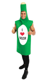 Déguisement bouteille Bière / Costume I Love Beer / La Maison Du Déguisement