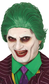 Perruque Bouffon Terreur Vert / Perruque Joker Verte / la Maison Du Déguisement