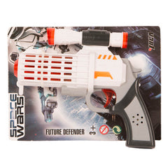 Space Gun / Pistolet Futuriste Blanc / La Maison Du Déguisement