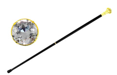 Canne Luxe Or Diamant / Canne Luxe Baroque En Métal Doré / La Maison Du Déguisement