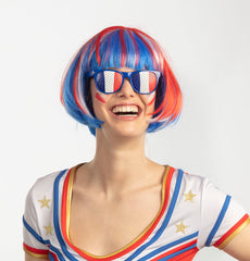 Lunettes France, Bleu Blanc Rouge / Lunettes Tricolore / La Maison Du Déguisement