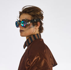 Lunettes Steampunk Kaléidoscope métallique / Loup Steampunk Kaléidoscope / La Maison Du Déguisement