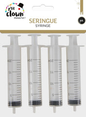 Seringues Lot De 4 / 4 Seringues Factices / Seringues Factices / La Maison Du Déguisement
