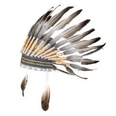 Coiffe Chef Indien Sage Luxe / Coiffe Chef indien vieux sage / La Maison Du Déguisement