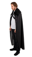 Déguisement Cape Médiéval Noir / Costume Cape médiéval / Cape chevalier médiéval Noir / La Maison Du Déguisement