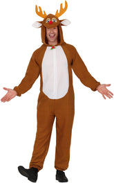 Déguisement Combinaison Pyjama Renne de Noël / Costume Cerf Pijama Adulte / La Maison Du Déguisement