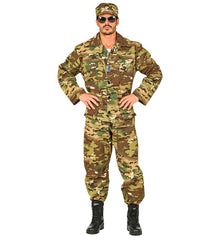 Location Déguisement Militaire Soldat Adulte / Location Costume Militaire Camouflage Luxe / La Maison Du Déguisement