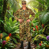 Déguisement Militaire Soldat Luxe / Costume Militaire Camouflage Luxe / La maison du Déguisement