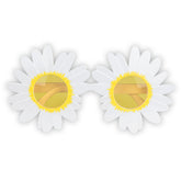 Lunettes Fleurs Marguerites Blanc / Lunettes Fleurs Blanc / La Maison Du Déguisement