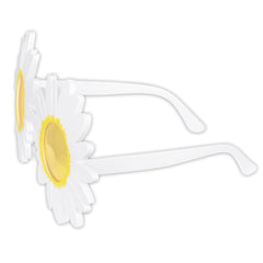 Lunettes Fleurs Marguerites Blanc / Lunettes Fleurs Blanc / La Maison Du Déguisement
