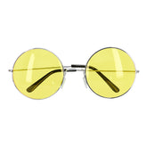 Lunettes party Hippie GM Jaune / Lunettes Lennon GM Jaune / Lunettes Hippie GM Jaune / La Maison Du Déguisement