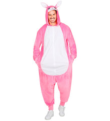 Déguisement Pyjama Kigurumi Lapin Rose Adulte / Costume Combinaison en Peluche Palin / La Maison Du Déguisement