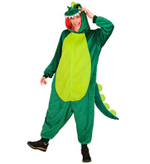 Déguisement Pyjama Kigurumi Dinosaure Adulte / Costume Combinaison Dragon en Peluche / Costume Crocodile Vert / La Maison Du Déguisement