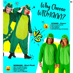 Location Déguisement Pyjama Kigurumi Dinosaure Adulte / Location Costume Combinaison Dragon en Peluche / Costume Crocodile Vert / La Maison Du Déguisement