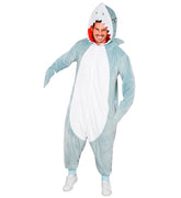 Déguisement Pyjama Kigurumi Requin Adulte / Costume Combinaison en Peluche Requin Poisson Homme / Costume Requin Femme / La Maison Du Déguisement