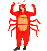 Location Déguisement Pyjama Kigurumi Homard Adulte / Location Costume Combinaison en Peluche Crabe Poisson Homme / Location Costume Lobster Femme / La Maison Du Déguisement