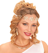 Couronne de Lauriers Dorée en Métal / Couronne de Laurier Luxe / La Maison Du Déguisement
