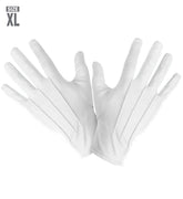 Gants Courts Blancs XL / Gants de mariage Blancs XL / Gants Blancs / La Maison Du Déguisement