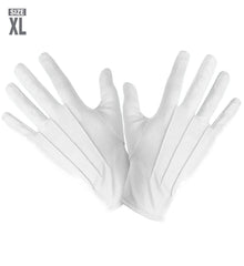 Gants Courts Blancs / Gants de mariage Blancs / Gants Blancs / La Maison Du Déguisement